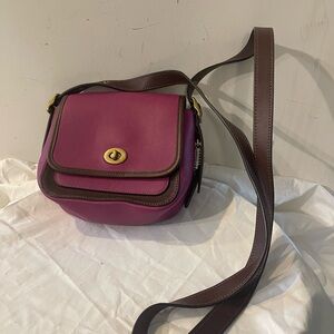 Small Coach Color Block Crossbody Bag